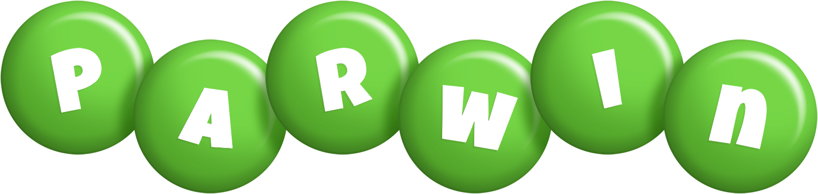 Parwin candy-green logo