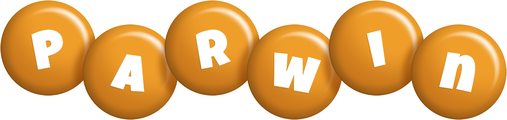 Parwin candy-orange logo