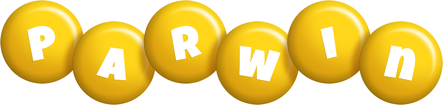 Parwin candy-yellow logo