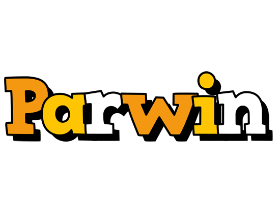 Parwin cartoon logo