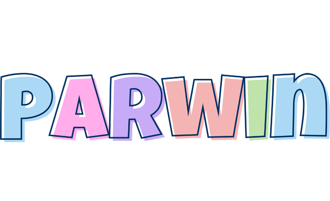Parwin pastel logo