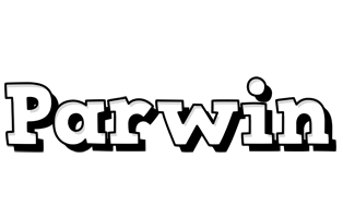 Parwin snowing logo