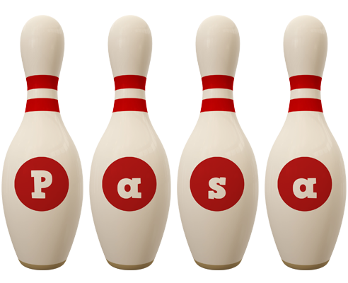 Pasa bowling-pin logo