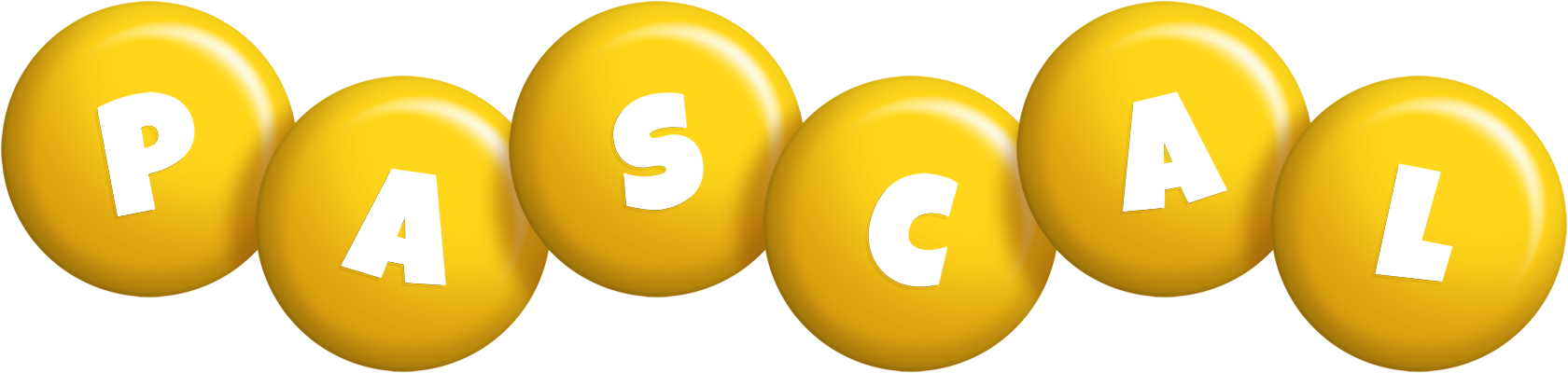 Pascal candy-yellow logo