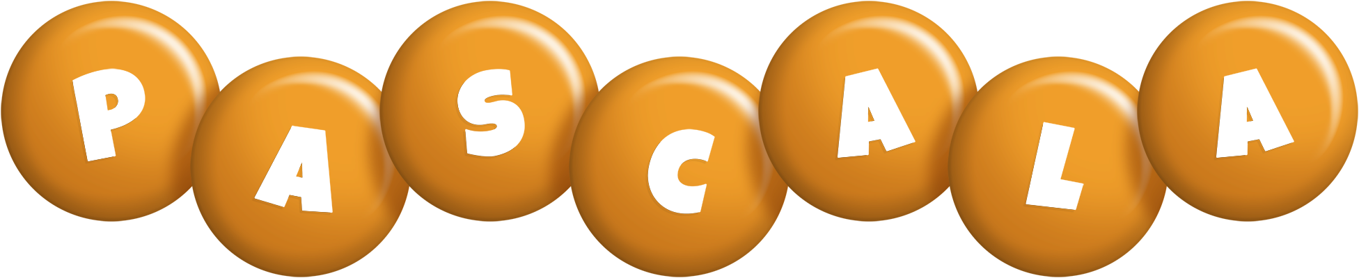 Pascala candy-orange logo