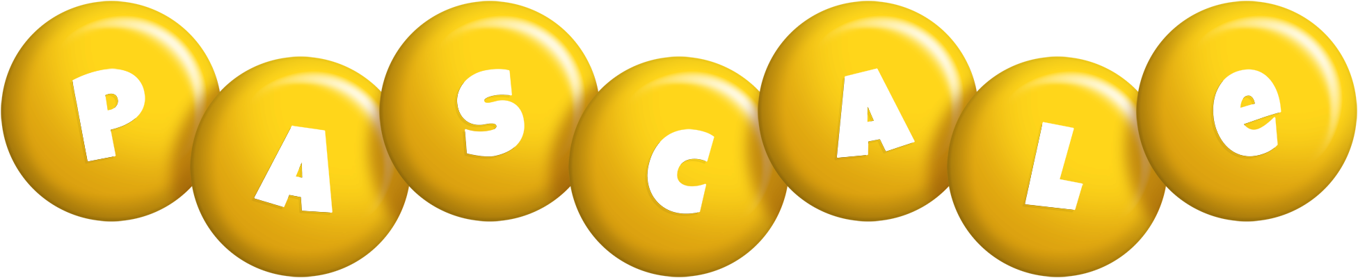 Pascale candy-yellow logo