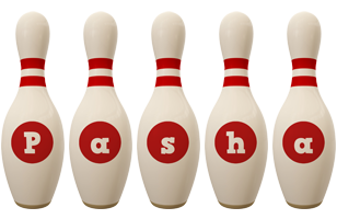 Pasha bowling-pin logo