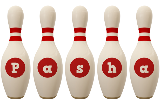 Pasha bowling-pin logo