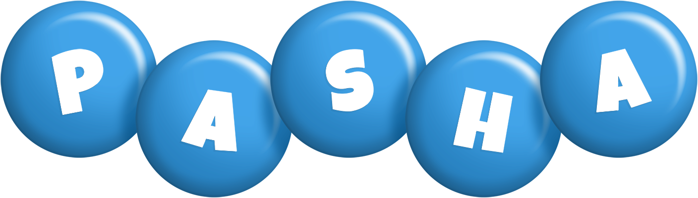 Pasha candy-blue logo
