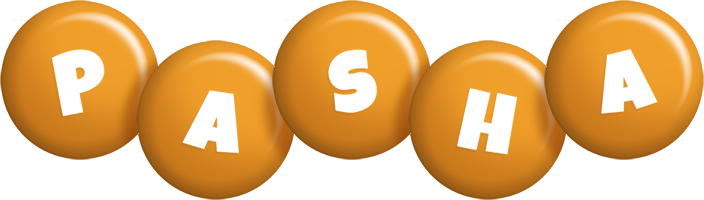 Pasha candy-orange logo