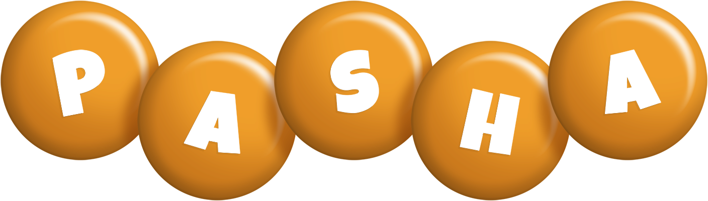 Pasha candy-orange logo