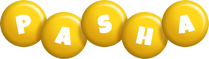 Pasha candy-yellow logo