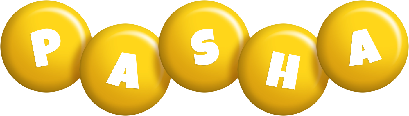 Pasha candy-yellow logo