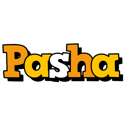 Pasha cartoon logo