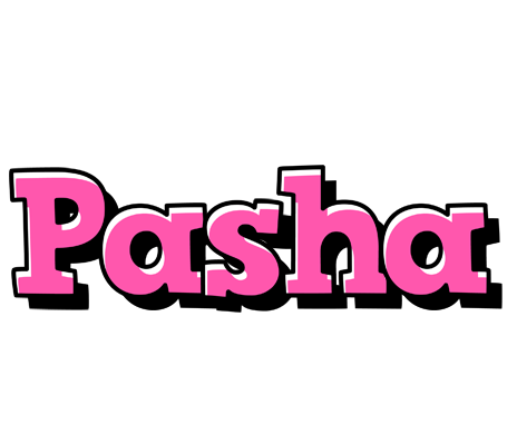 Pasha girlish logo
