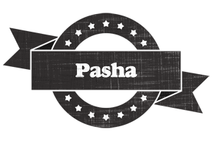 Pasha grunge logo