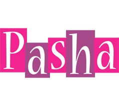 Pasha whine logo