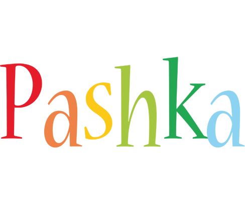 Pashka birthday logo