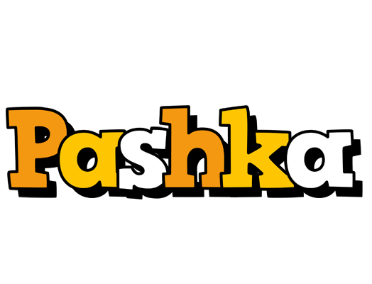 Pashka cartoon logo