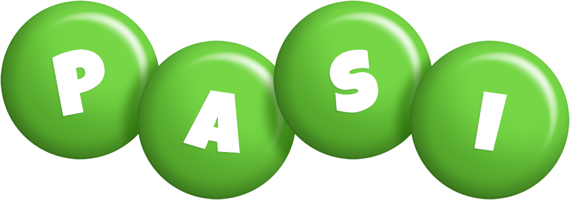Pasi candy-green logo