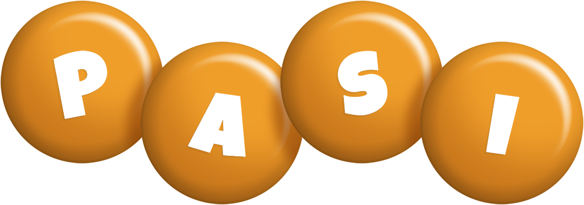 Pasi candy-orange logo