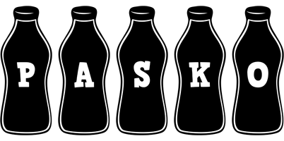 Pasko bottle logo