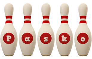 Pasko bowling-pin logo