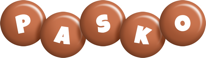 Pasko candy-brown logo