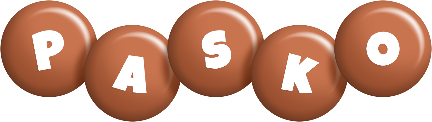 Pasko candy-brown logo