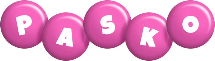 Pasko candy-pink logo