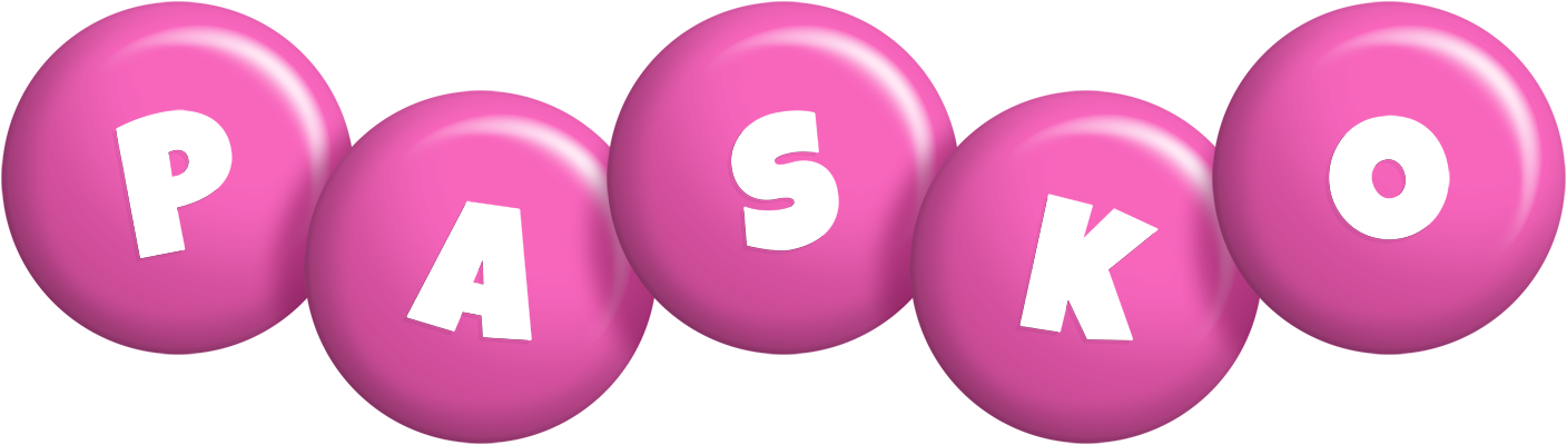 Pasko candy-pink logo