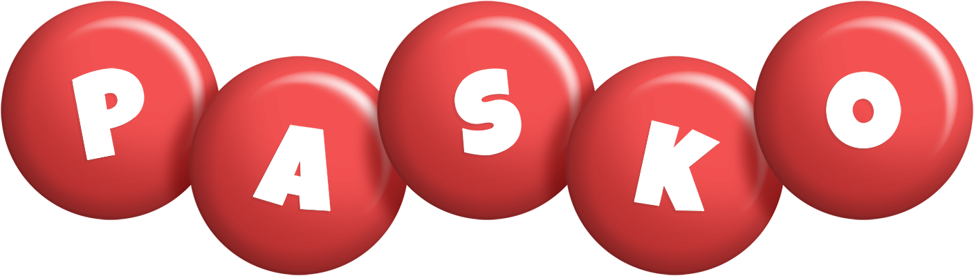 Pasko candy-red logo