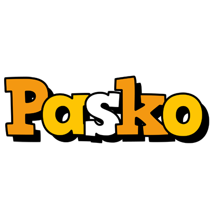 Pasko cartoon logo