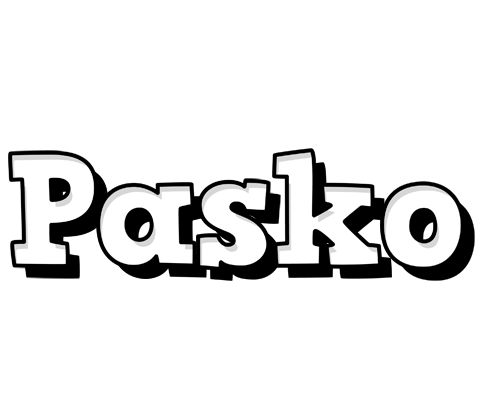 Pasko snowing logo