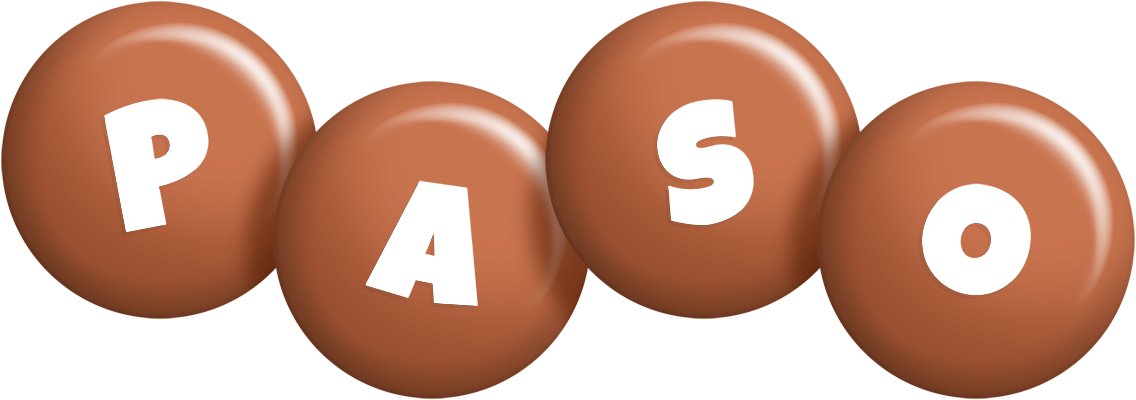 Paso candy-brown logo