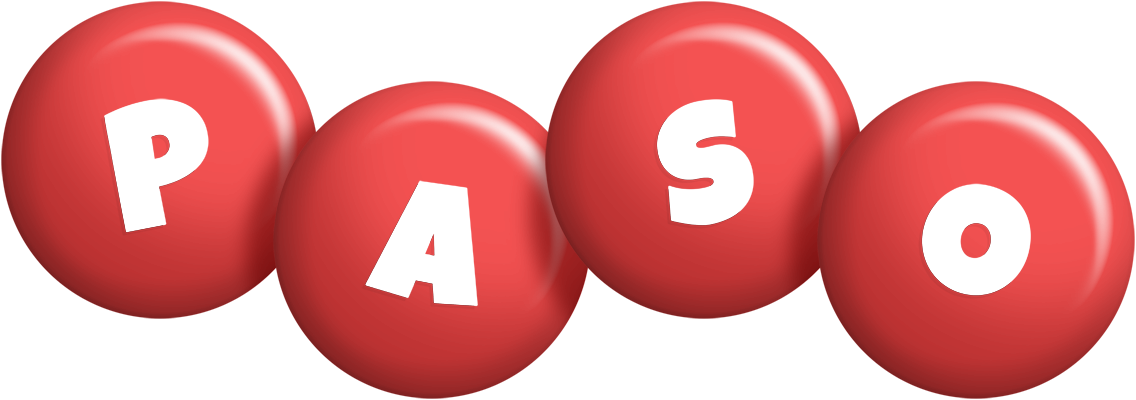 Paso candy-red logo