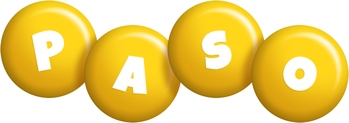 Paso candy-yellow logo