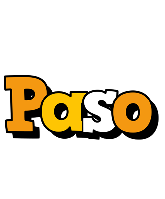 Paso cartoon logo