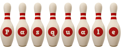 Pasquale bowling-pin logo