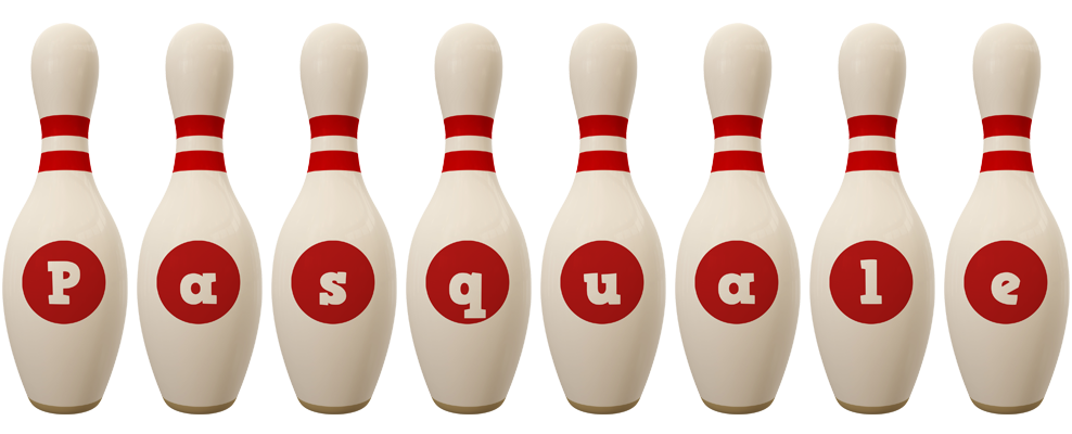 Pasquale bowling-pin logo