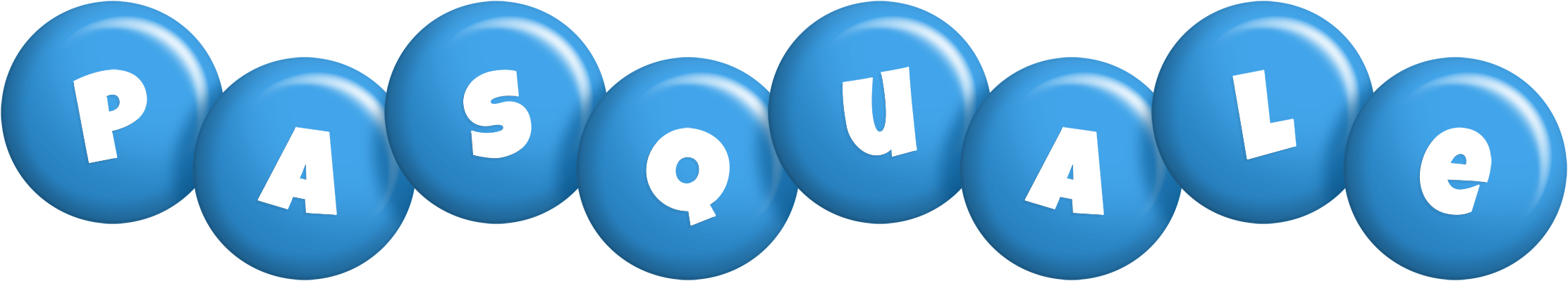 Pasquale candy-blue logo