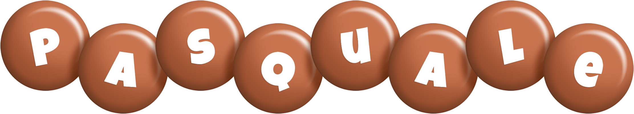 Pasquale candy-brown logo