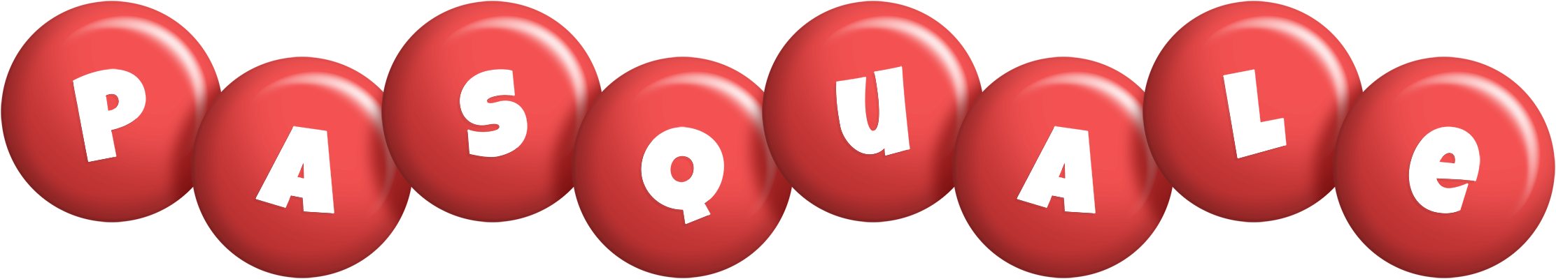 Pasquale candy-red logo