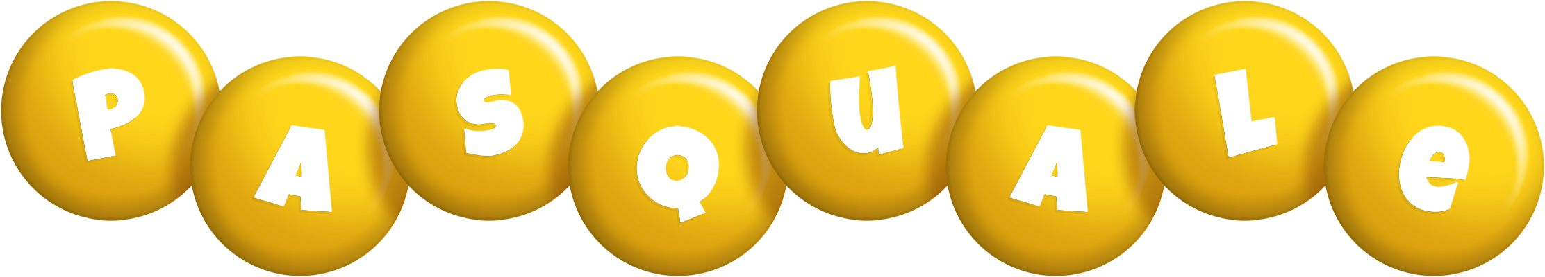 Pasquale candy-yellow logo