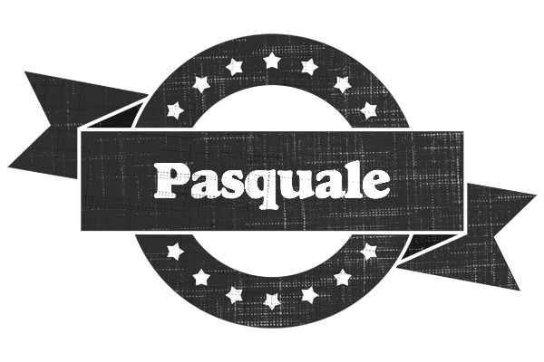 Pasquale grunge logo