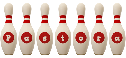 Pastora bowling-pin logo