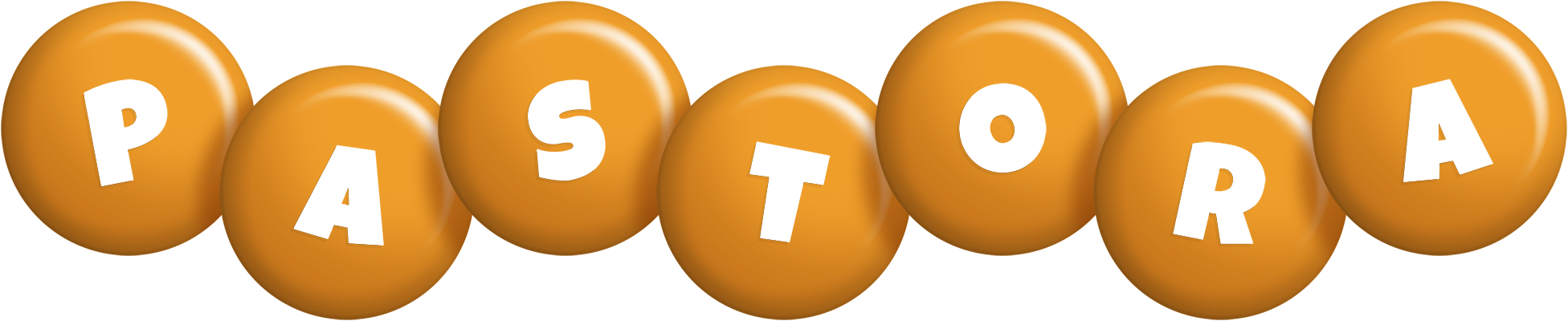 Pastora candy-orange logo