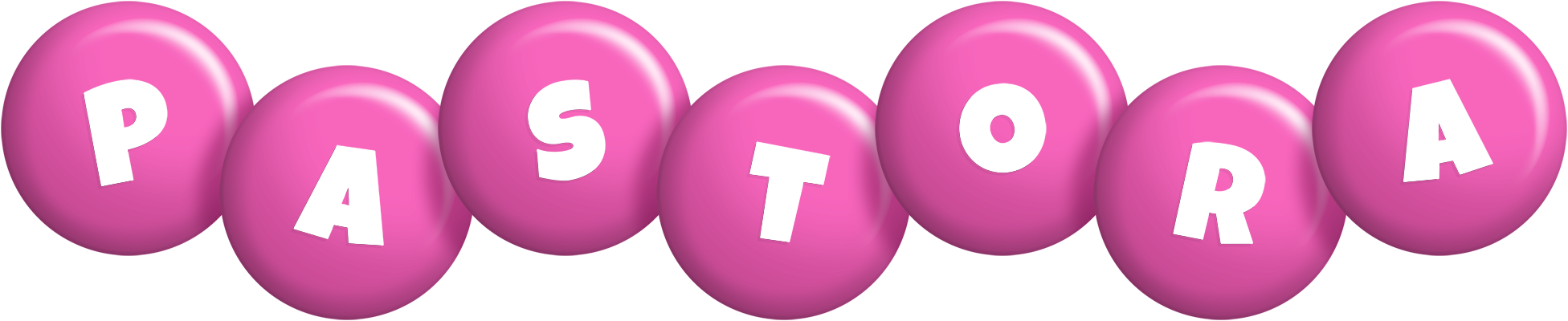 Pastora candy-pink logo