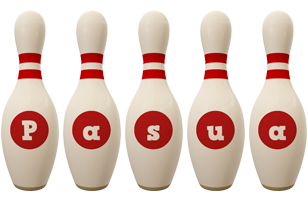 Pasua bowling-pin logo