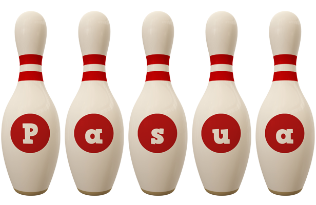 Pasua bowling-pin logo